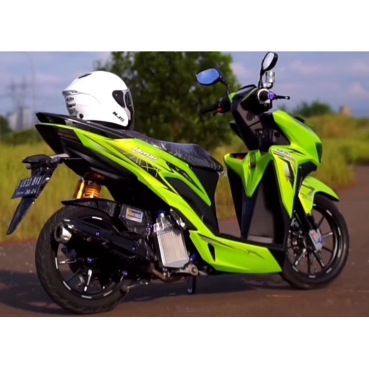 

STRIPING SIMPLE ELEGANT VARIO NEW 150 125 2018 2019 2020 2021 2022 BAHAN TRANSPARAN UV BEST SELLER V2 Motorcycle