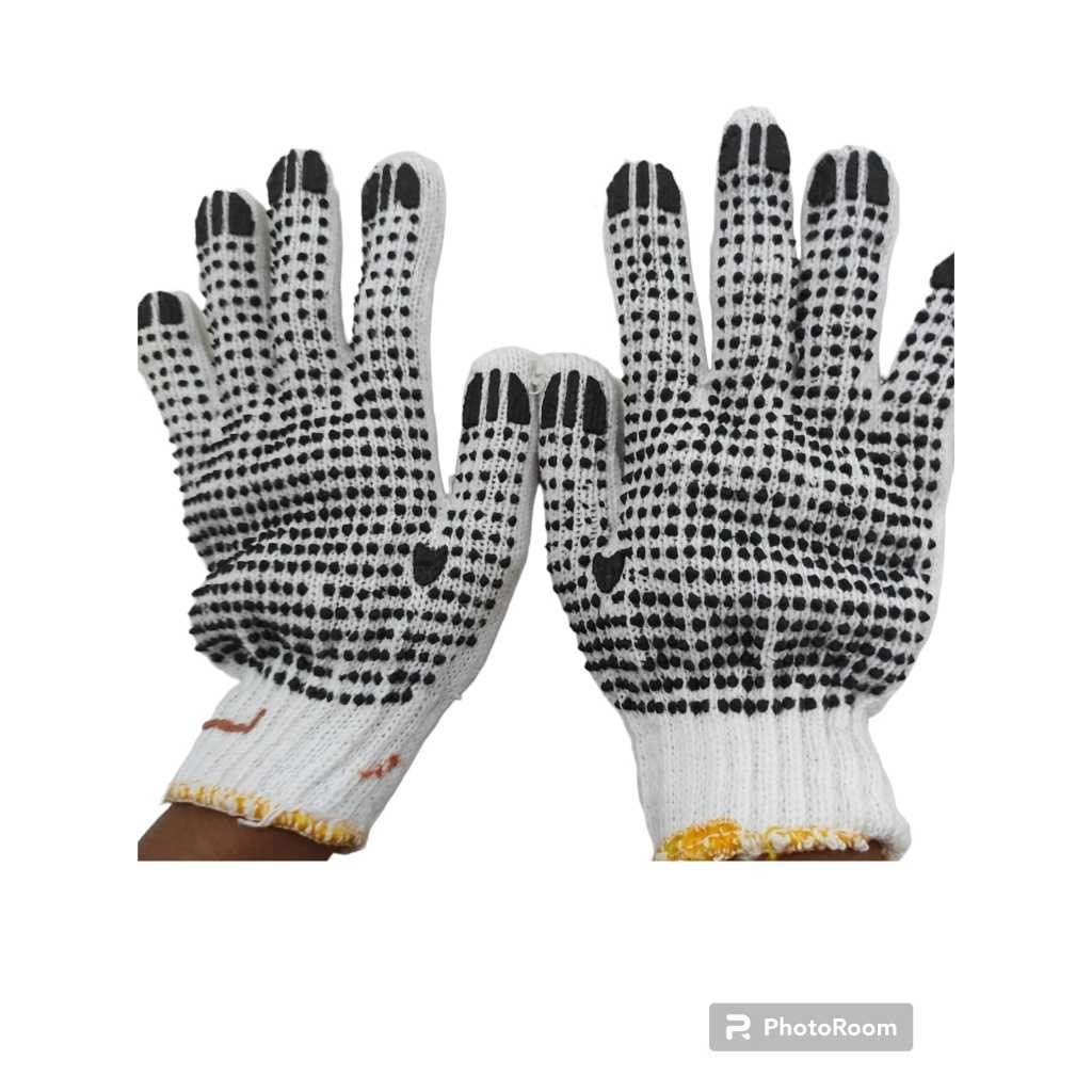 Sarung Tangan Safety Bintik / Sarung Tangan Kerja Polkadot