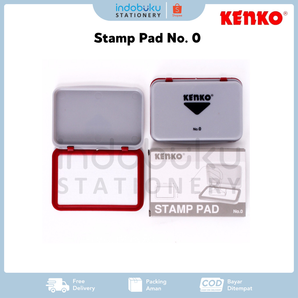 

Stamp Pad Kenko No. 0 / Bantalan Stempel Kenko No. 0