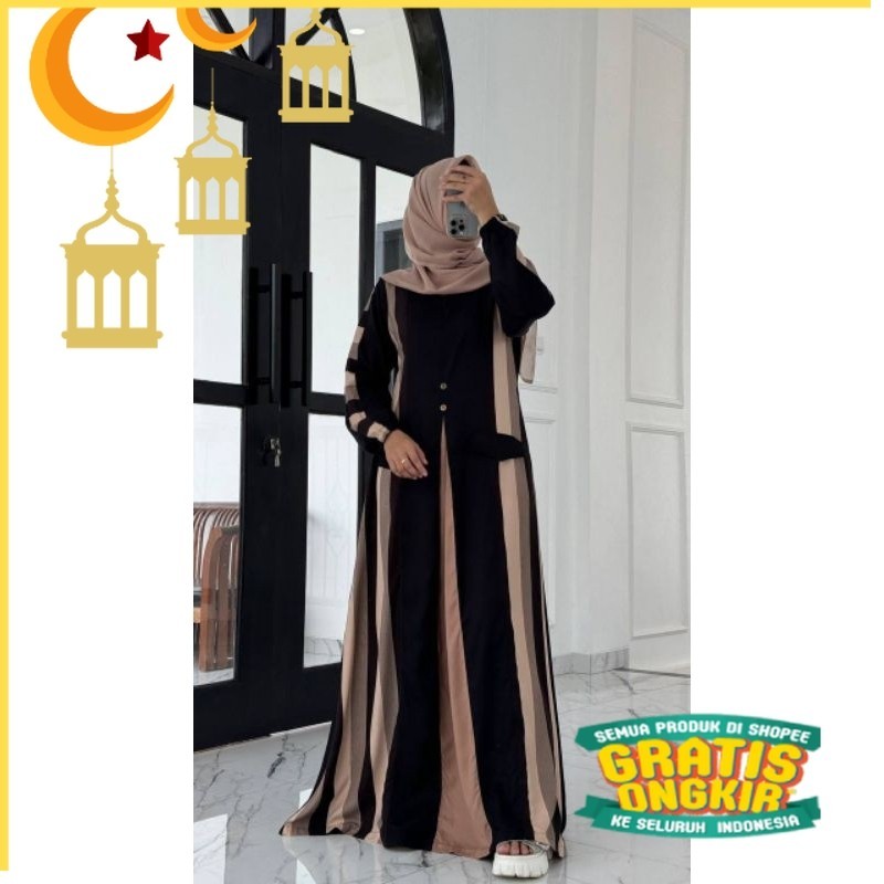 ((READY)) GAMIS/DRESS ORI BY ANJANI STORE/nude yellow kuning mustard