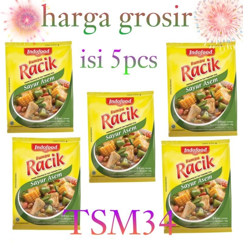 

harga grosir bumbu racik sayur asem isi 5 sachet / bumbu sayur asem Indofood isi 5pcs