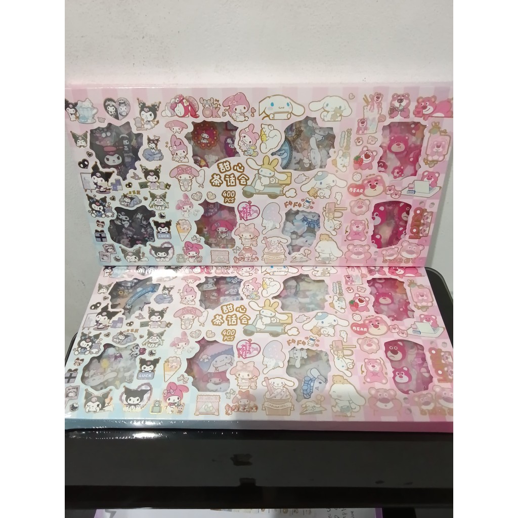 

Stiker Waterproof Nono isi 400 pcs Karakter Sanrio Lucu