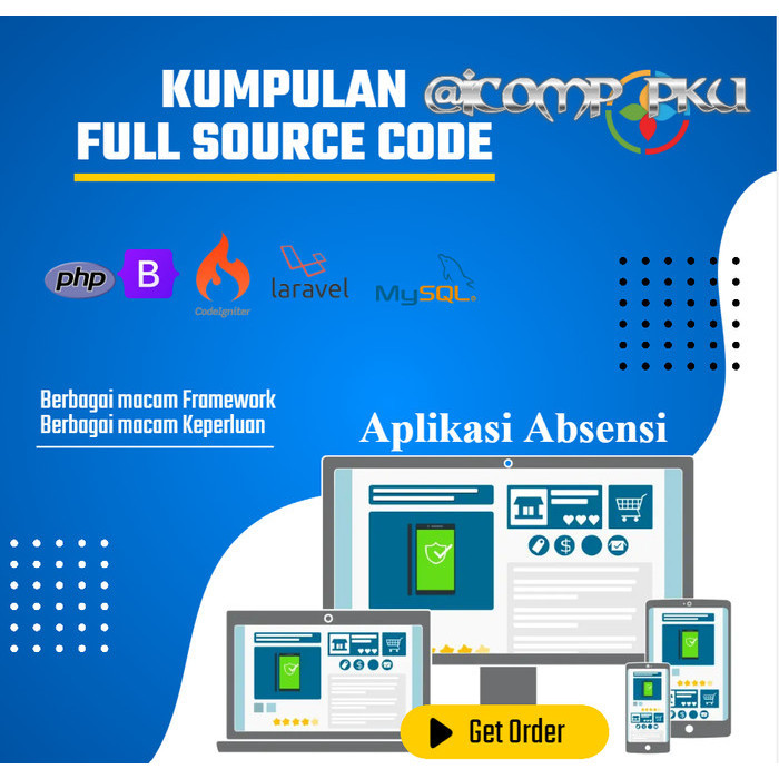 Aplikasi Web Absensi siswa, karyawan Full Source Code murah meriah