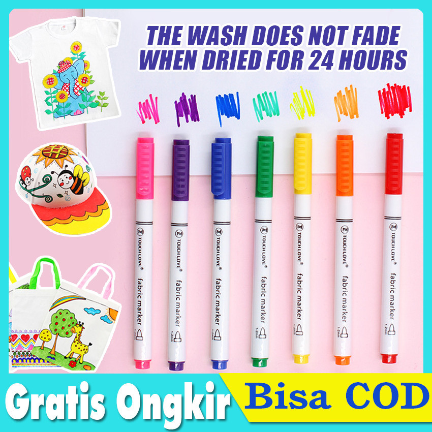 

8PCS Kain Kaos Baju Penanda Pola Decor Permanent Khusus Kain - Shirt Fabric Marker