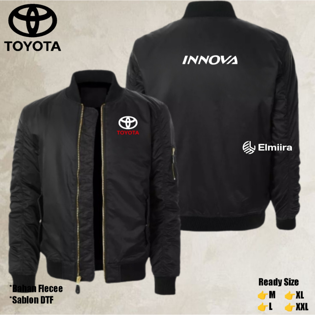 Jaket Toyota Innova Bomber Jaket Custom Bomber