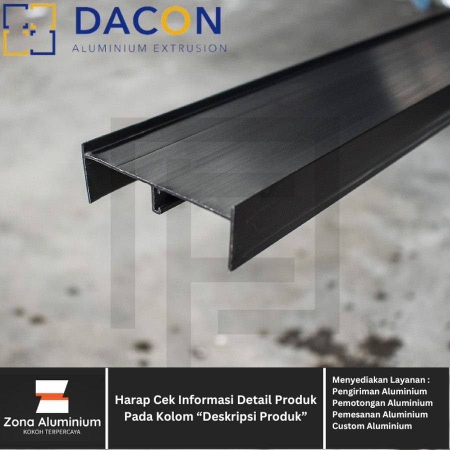 Aluminium DACON DOFF ANODIZING 039 untuk Sliding Window