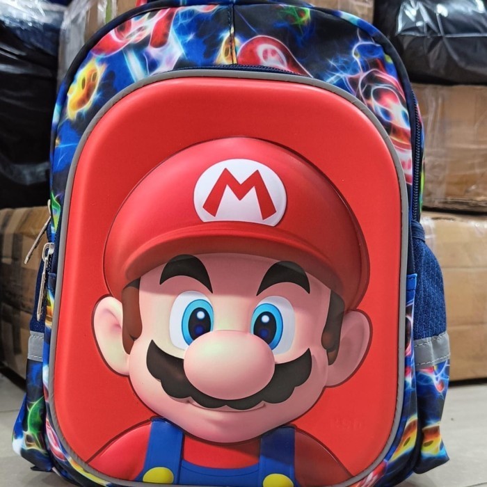 tas anak paud laki ransel playgroup Roblox Mario bross  usia 3-4 - paud roblox put