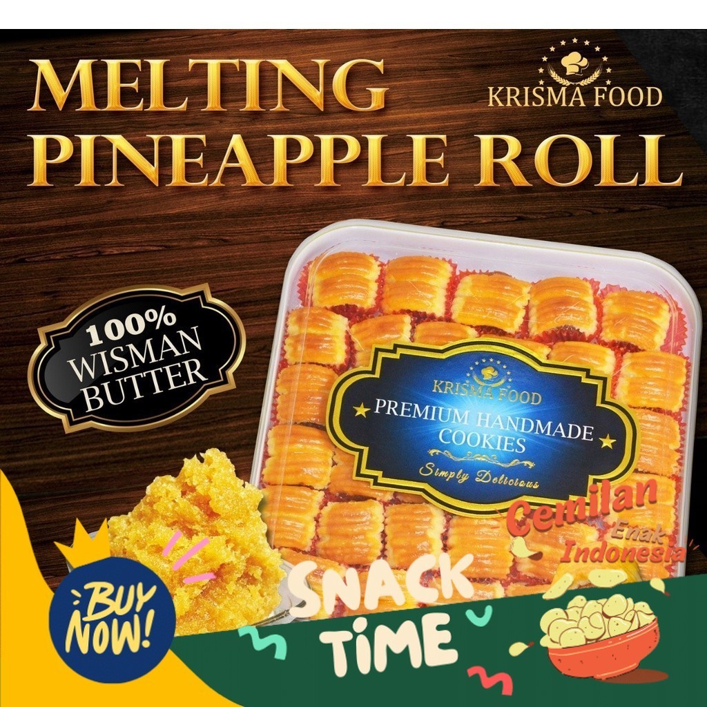 

PROMO SPESIAL Melting Pineapple Roll | Krisma Food