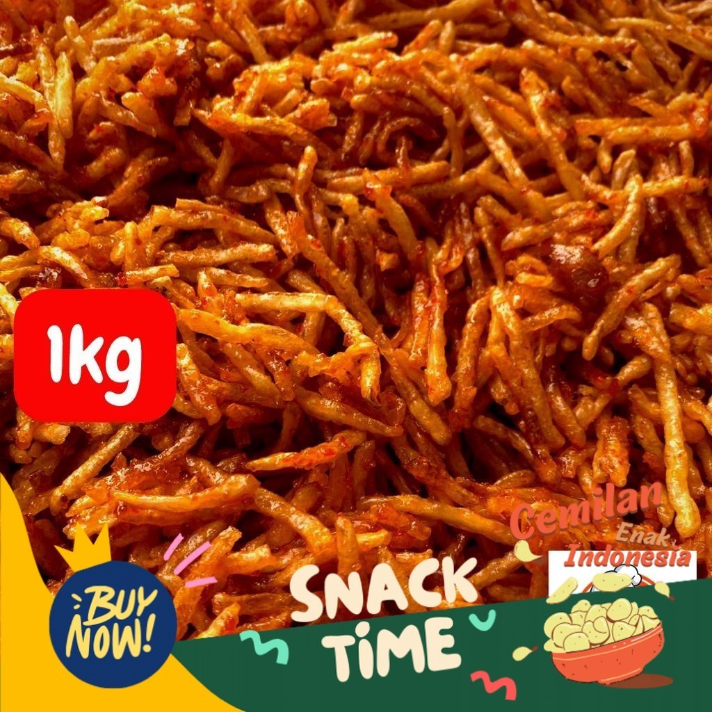 

PROMO SPESIAL Kentang Mustofa Pedas Manis 1kg Snack Kiloan Cemilan Camilan Lebaran Makanan Ringan Jajanan Jadul Murah