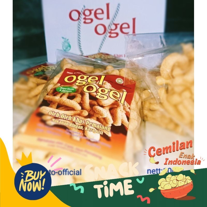 

Special Diskon Ogelogel khas pemalang nett.500gram(satu dus isi 5) jajanan keren cemilan khas pemalang yg enak sehat alami dan bergizi