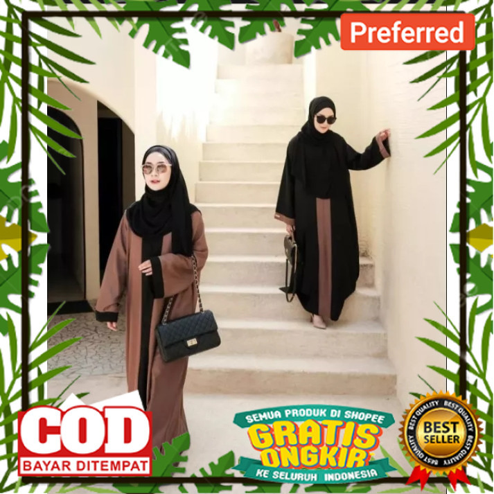 Gamis Terbaru Abaya Turki Katun premium viral 2023// BAJU MUSLIM RAMADHAN 2024