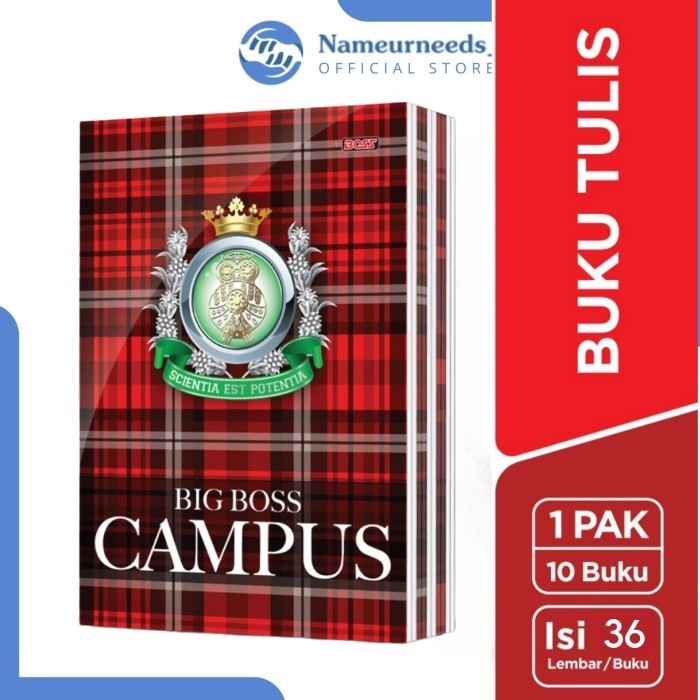 

Buku Tulis BigBoss Campus 36 Lembar 10Pcs