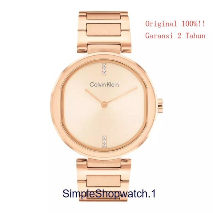 Original 100% Jam Tangan Wanita CALVIN KLEIN 25200431 CK-25200431 Garansi Resmi 2 Tahun