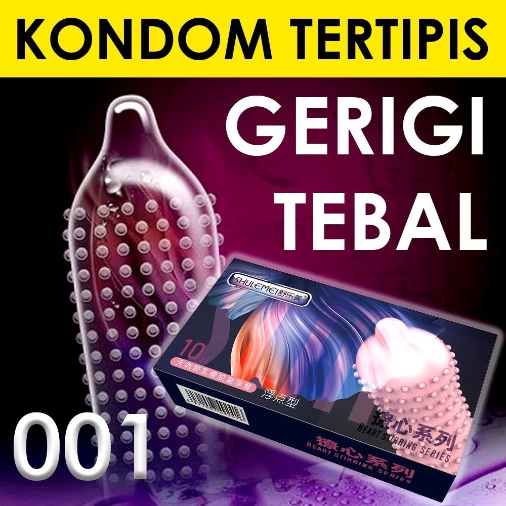 Condom Dotted 001 - Kondom Bergerigi Tebal Premium 001 - Privasi Terjaga