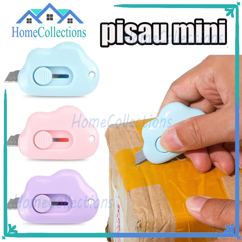 

Pisau Cutter Mini Model Awan/Cutter Mini Bentuk Awan/Cutter Kertas Ukuran Mini