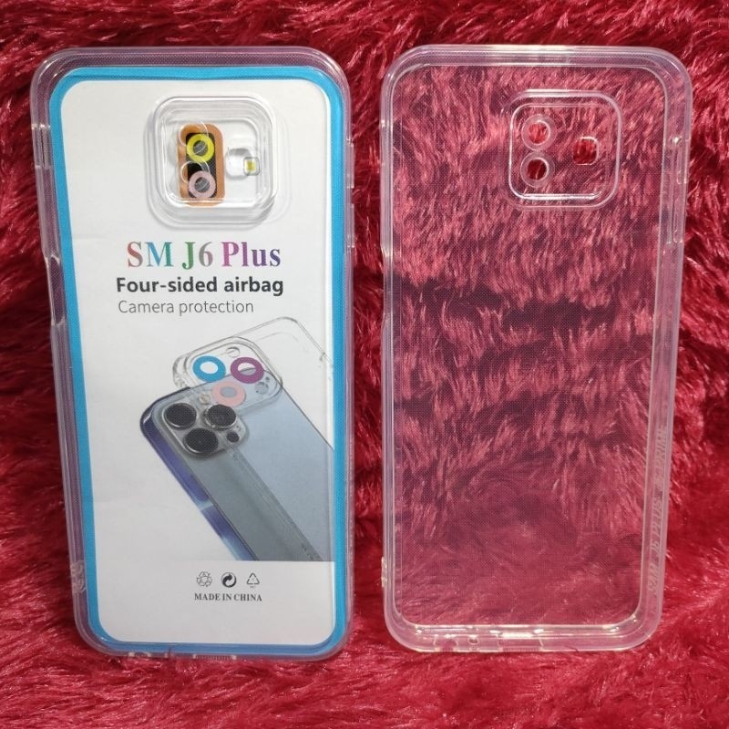 Case Bening Samsung J6+ J6 Plus Casing silikon airbag space bening clear putih transparan