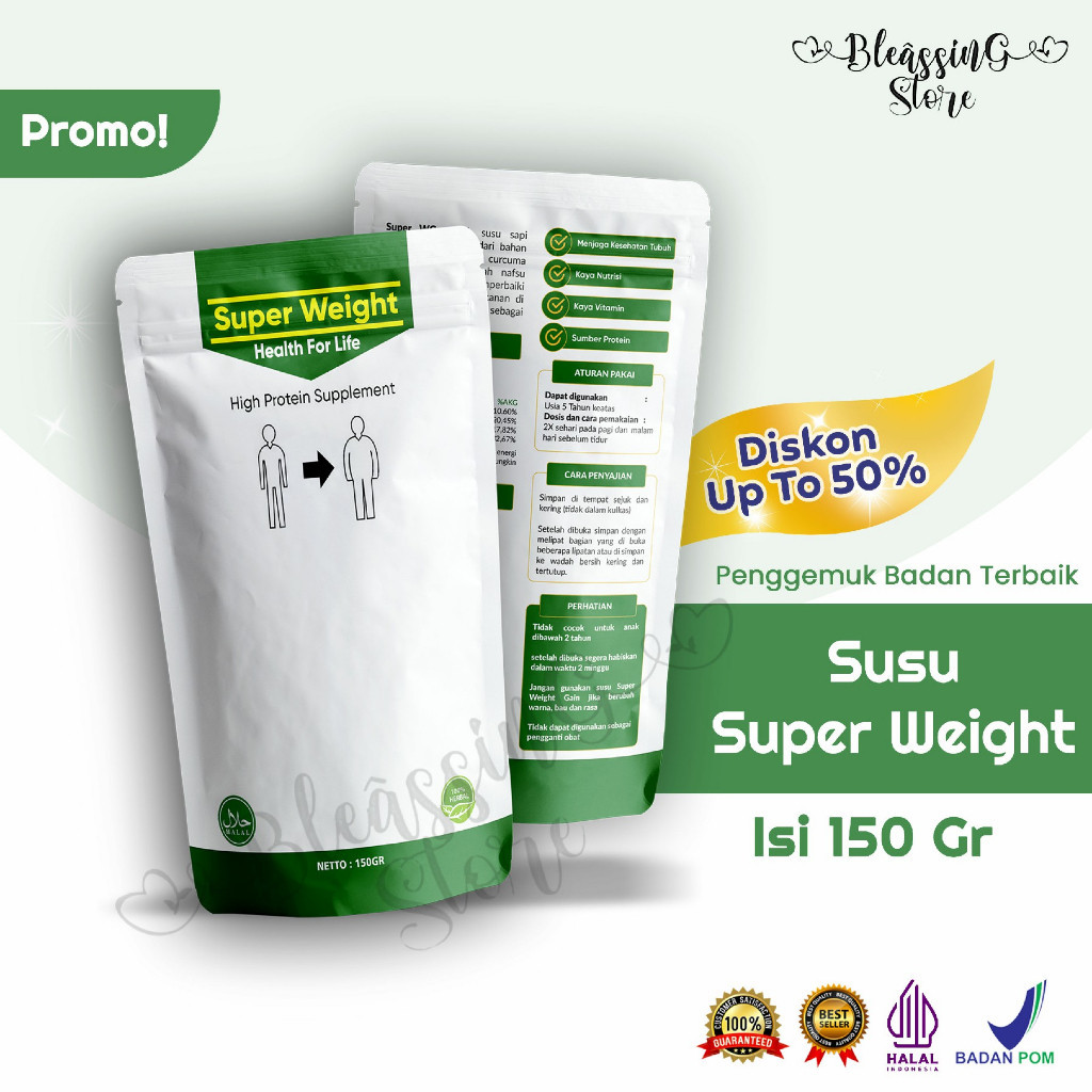 

susu penambah berat badan untuk dewasa bpom / susu gemuk badan permanen / susu gemuk badan dewasa | Super Weight | Appeton