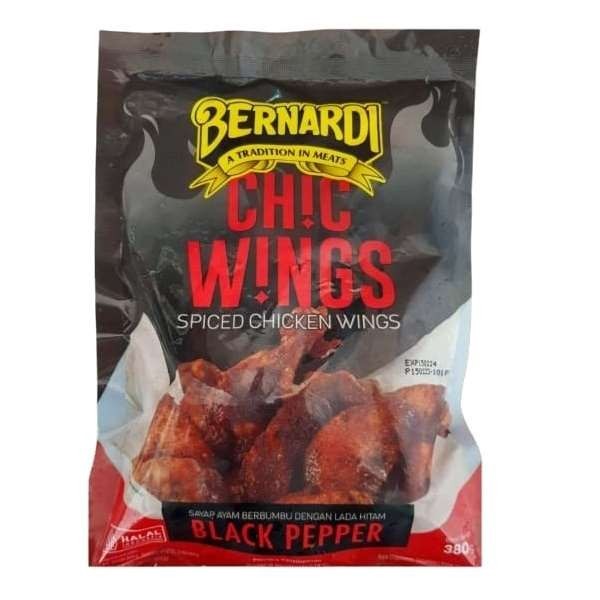 

BERNARDI SPICY CHICKEN WINGS BLACK PEPPER 380G