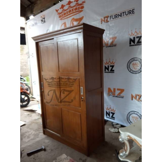 

PROMO SPESIAL Sliding 2 Pintu Lemari Jati