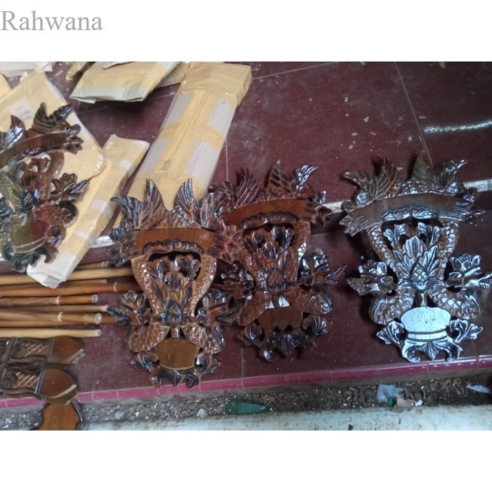 

blawong keris naga dan burung kembar KJM 1122 - mentah - antik - mentah antik