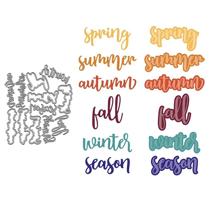 

2024DIY New English Alphabet Metal Cutting Template.