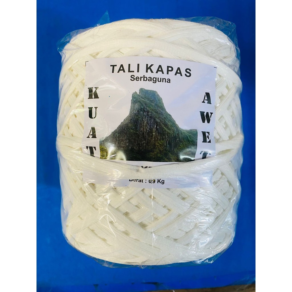 

Tali kapas salaran penyangga tanaman berat 900gr dari CAP KELUD