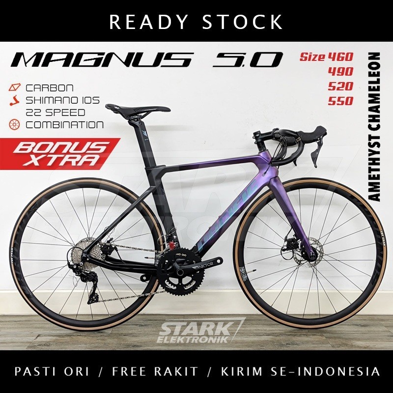 Pacific MAGNUS 5.0 Carbon 700C Roadbike Sepeda Balap