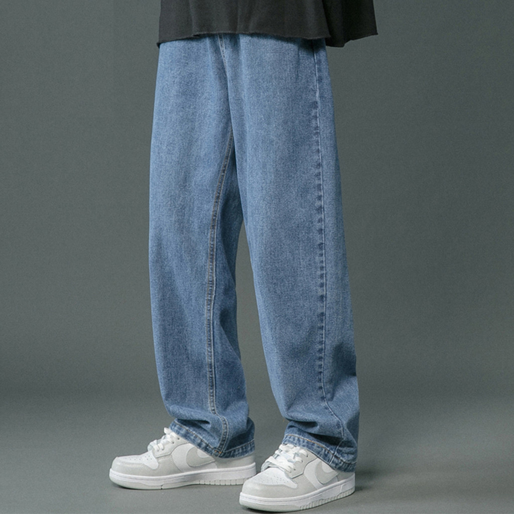 Celana denim pria- Celana jeans pria celana korean style pria celana kulot pria  celana panjang bagg