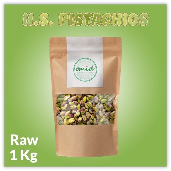 

Raw Pistachio Green Nuts (USA) / Kacang Pistachio Mentah Hijau - 1kg