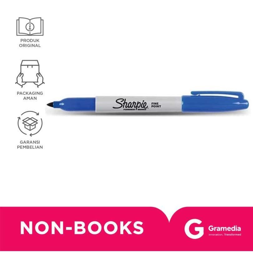 

Sharpie - Spidol Fine Point Permanent Upc Blue 30063