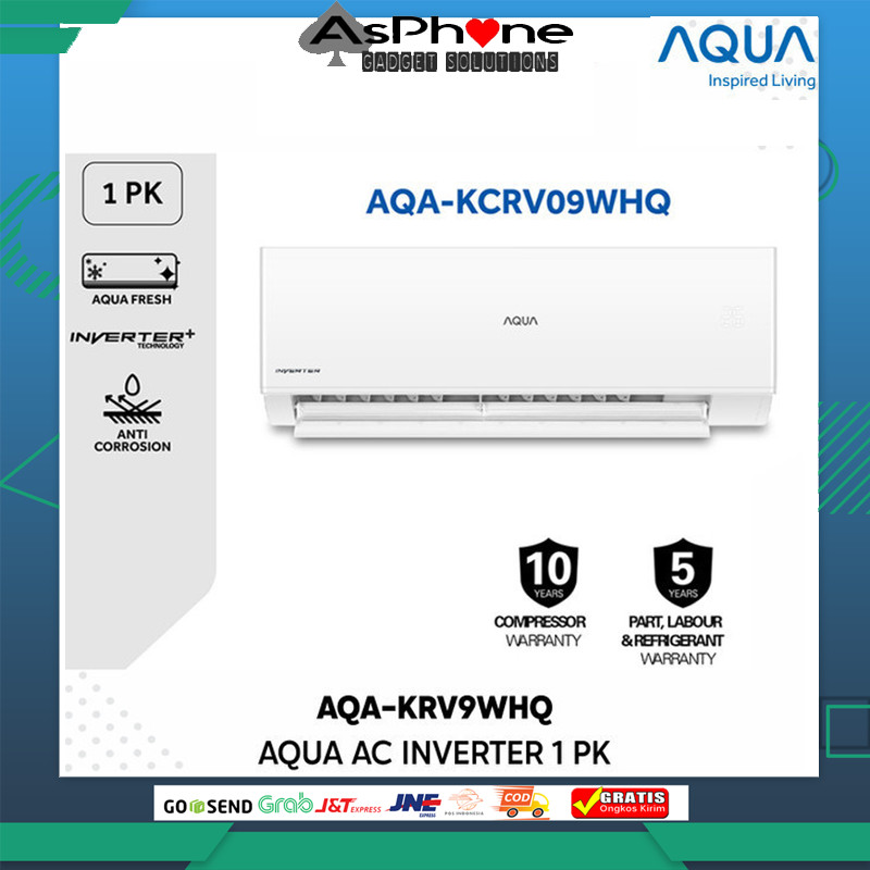 AC AQUA INVERTER 1 PK AQA-KCR9WHQ AQUA FRESH R32