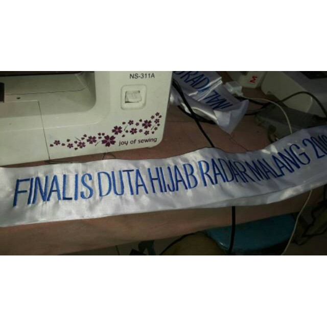 Selempang Wisuda Tali RANTAI Sash Graduation  Sarjana Sidang kompre Bouquet bride KONTES Selempang W
