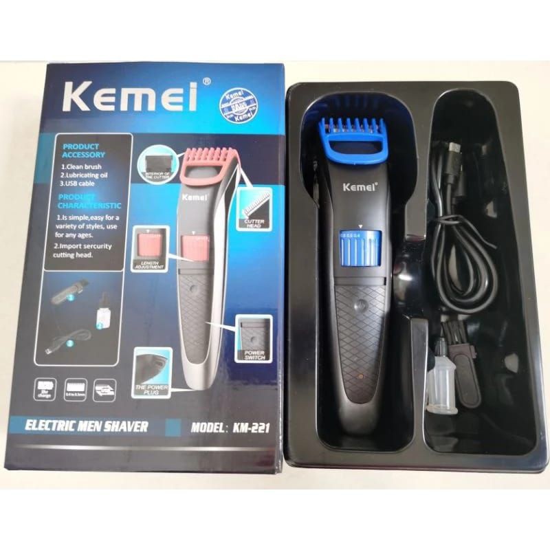 Alat Cukur Rambut Kemei KM-221 / Alat Cukur Rambut Kemei / Alat Cukur Rambut