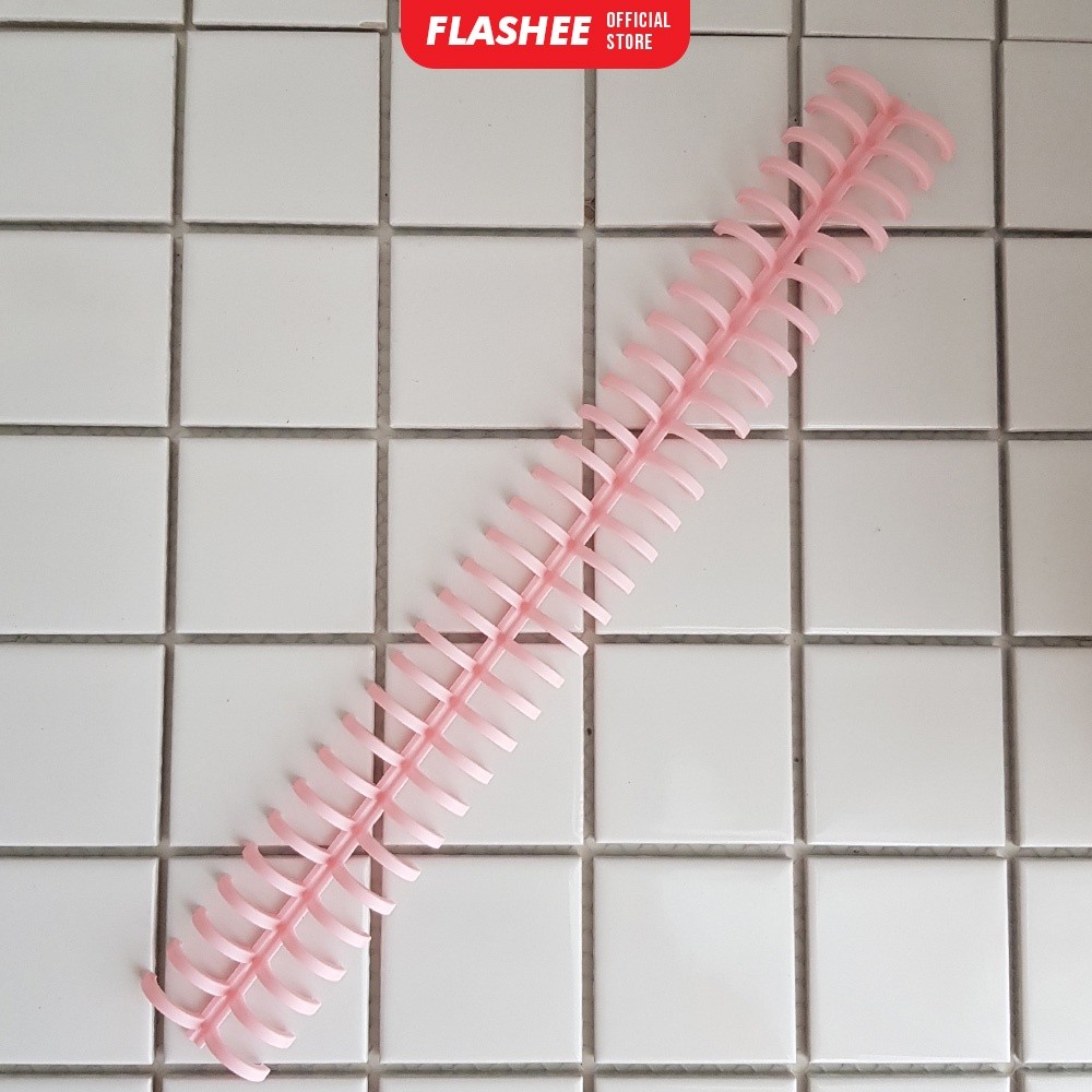 

Ring Binder DIY Spiral Binder Strip Loose Leaf Binding Strip Soft Pink