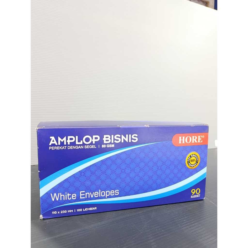 

Amplop Hore Putih 90 PPS Seal 110X230MM Isi 100 Lembar/PACK