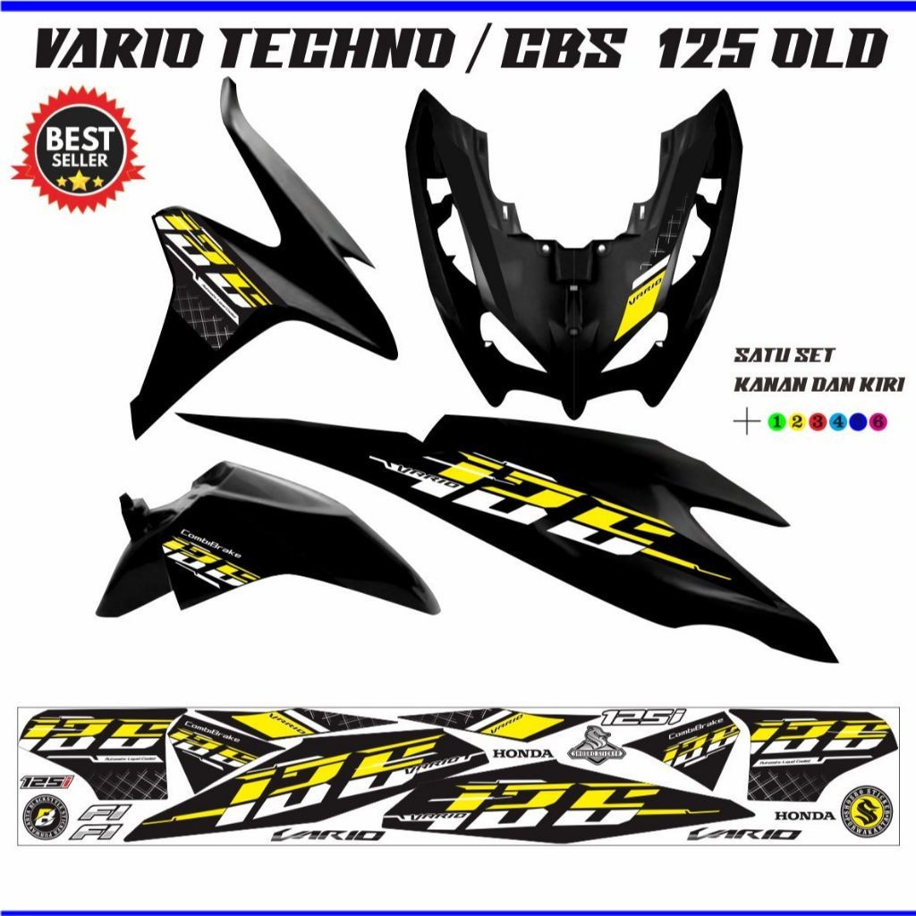 STRIPING STRIPING CLICK / STIKER VARIO 125 FI OLD / STRIPING VARIO TECHNO 125 STRIPING KEREN