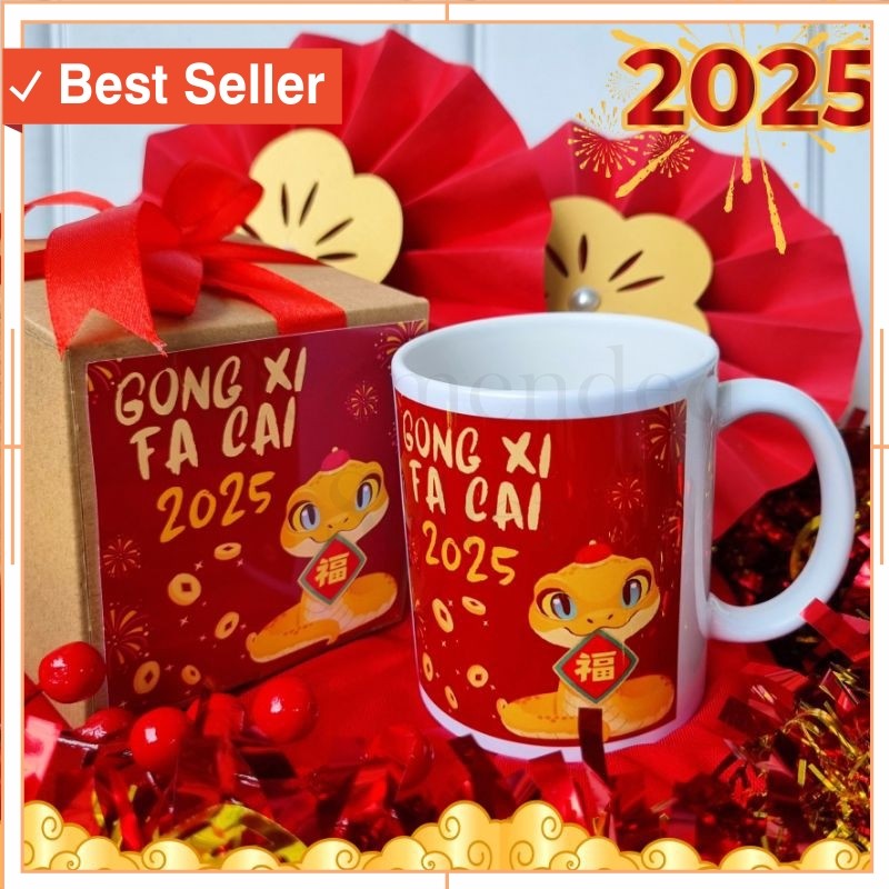 

Hadiah Lebaran Hampers Keren Unik Lucu Murah /hampers imlek / giftbox Sincia CNY / kado imlek mug Naga