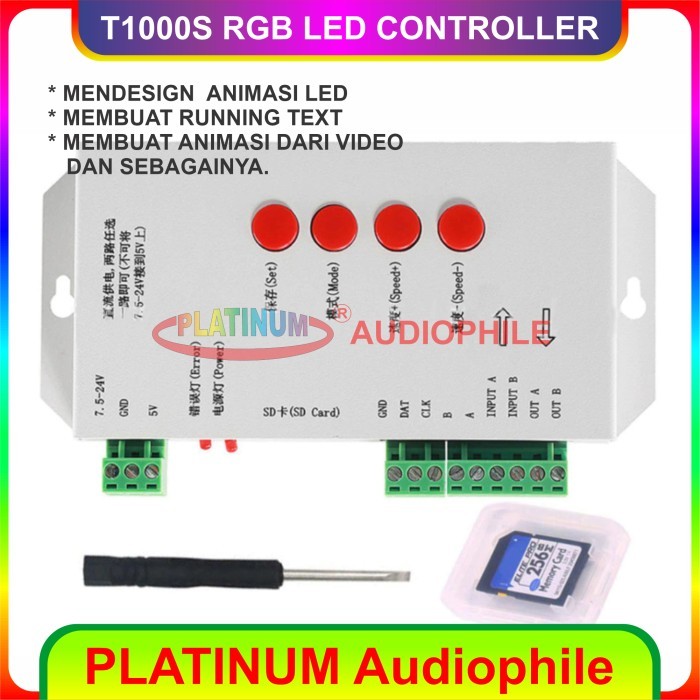 JT99 T1000S CONTROLLER RGB LED PIXEL WS2811 WS2812