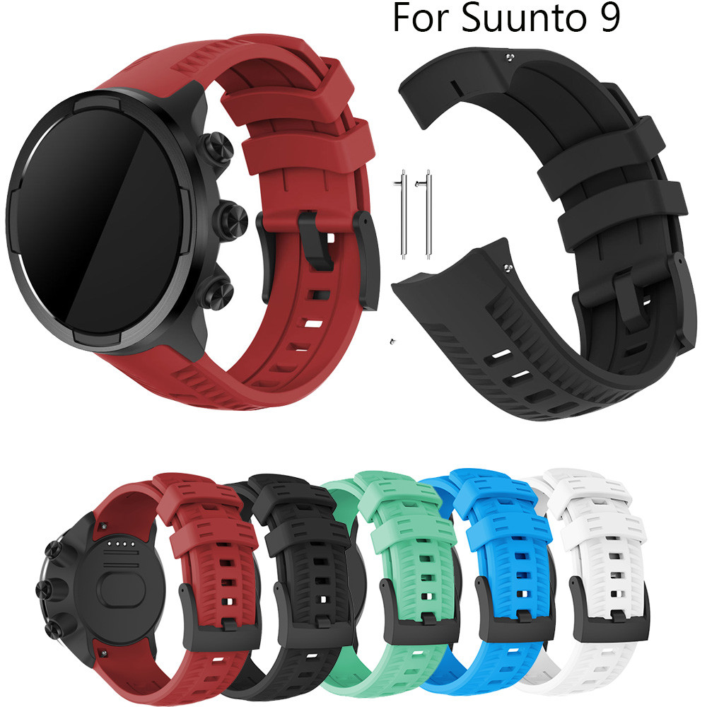 Sport Silicone 24MM Strap Bracelet For Suunto 9/9 Brao/Spartan Sport Wrist HR Baro/sport baro Wristb
