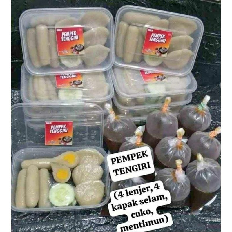 

Pempek Ikan Tengiri Pempek Lenjer Pempek Kapal Selam Pempek frozen