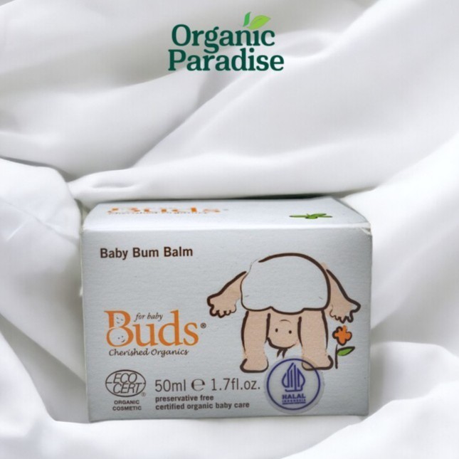 

Premium Organic Buds Baby Bum Balm 50 ml / Lotion Ruam Popok Pantat Bayi 50 ml