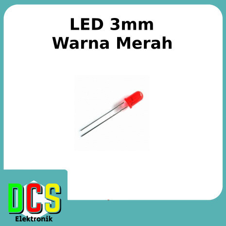 LED 3mm kecil warna merah