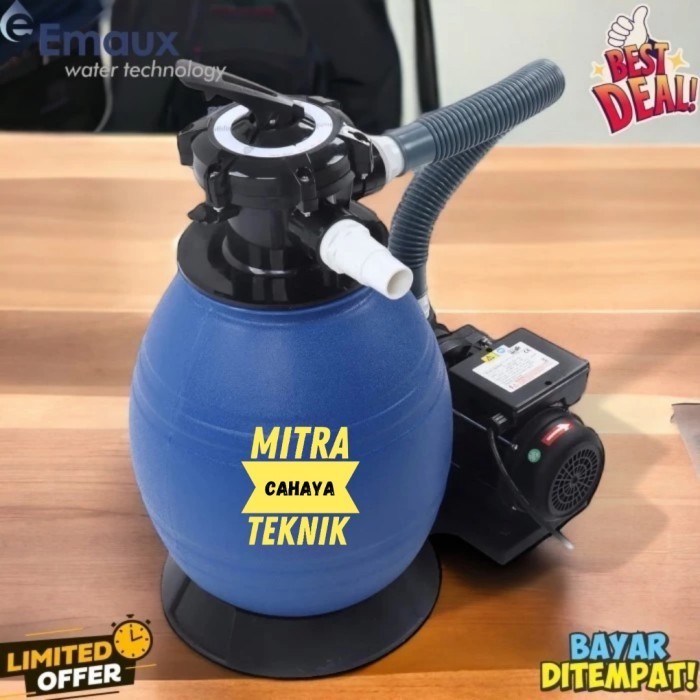 Pompa Filter Kolam Renang Intex 1/2Hp Emaux Combo Portable 0,5Hp