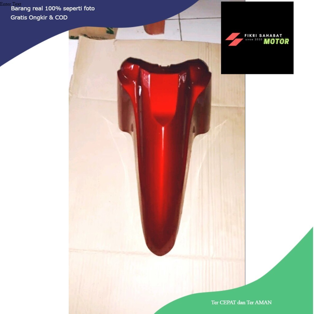 spakbor depan Supra x125  batman merah maroon/slebor depan Supra x125  batman merah maroon/sepakbor 