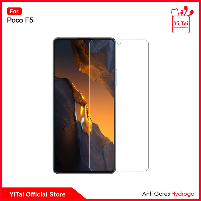 YITAI Anti Gores Hydrogel Xiaomi Poco F5 Pocophone F5 Yitai Indonesia