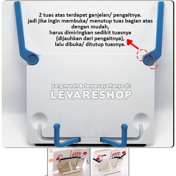 

PROMO!! -Penyangga Buku Berdiri + Tuas Penahan Lembar Halaman Saat Membaca