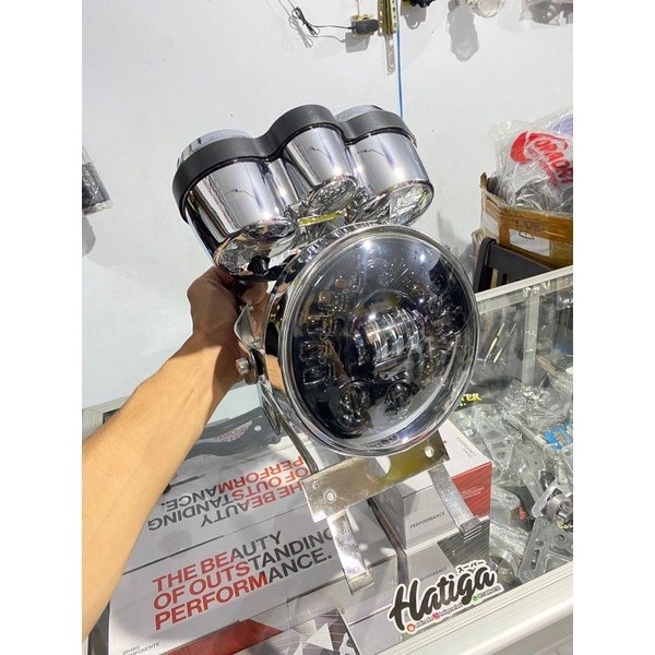 LAMPU DEPAN NINJA SS IMPORT DETAIL ORIGINAL SET SPIDO NINJA SS SET BRACKET LAMPU NINJA SS