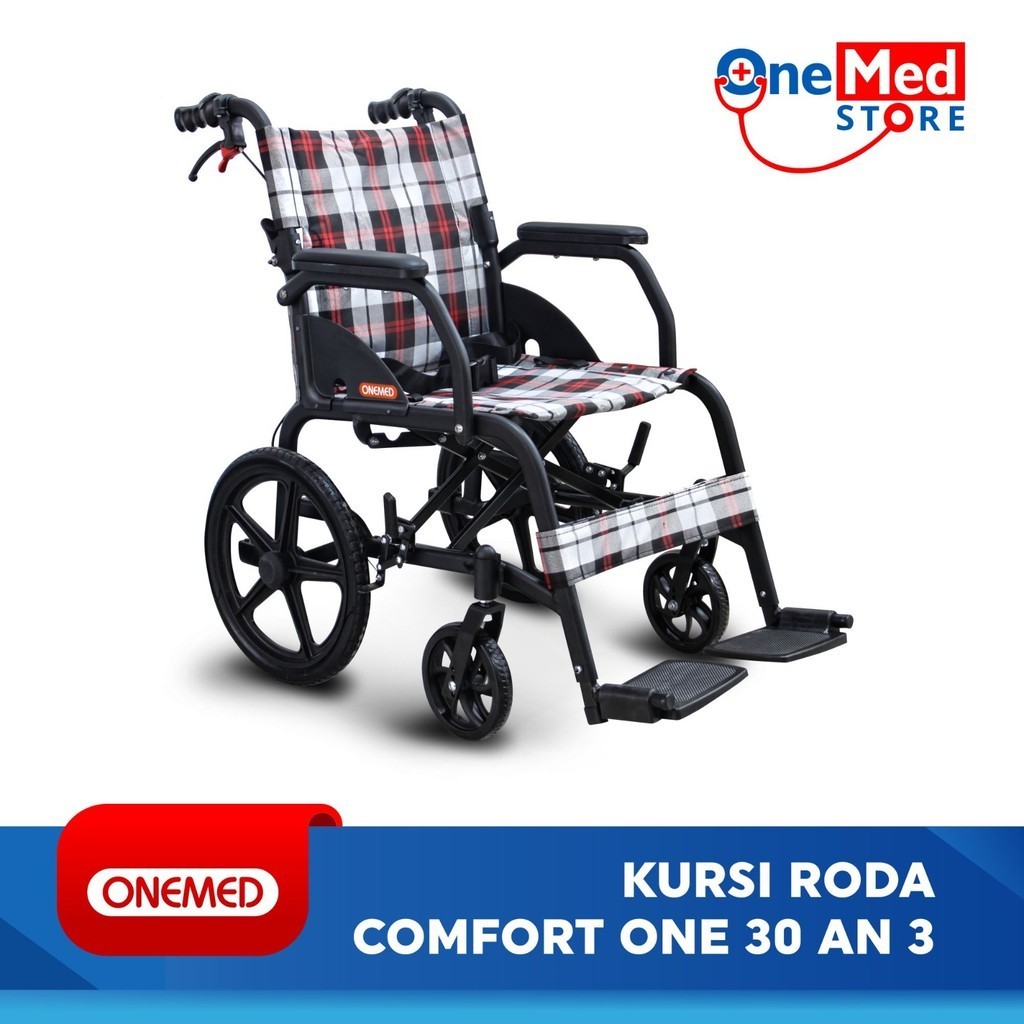 ONEMED Kursi Roda Comfort One 30 AN 3 Kotak OOF