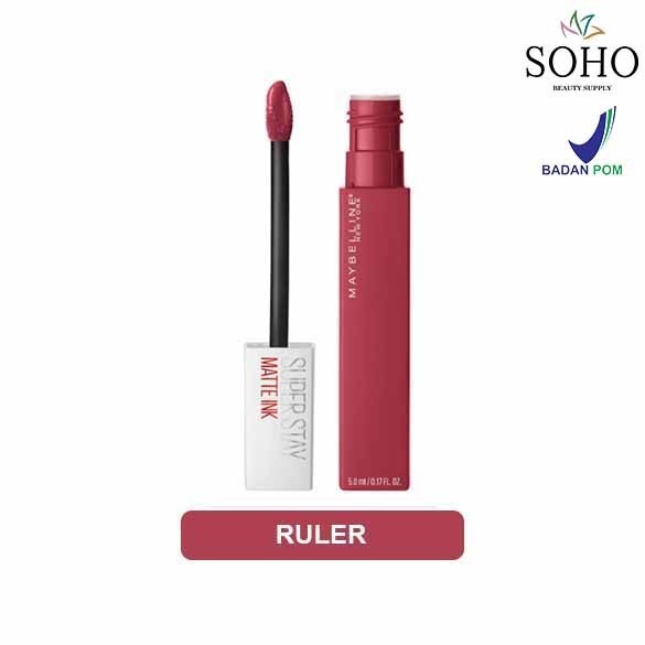 (NEW) -(WARNA TERBARU) MAYBELLINE SUPERSTAY MATTE INK - 80 RULER