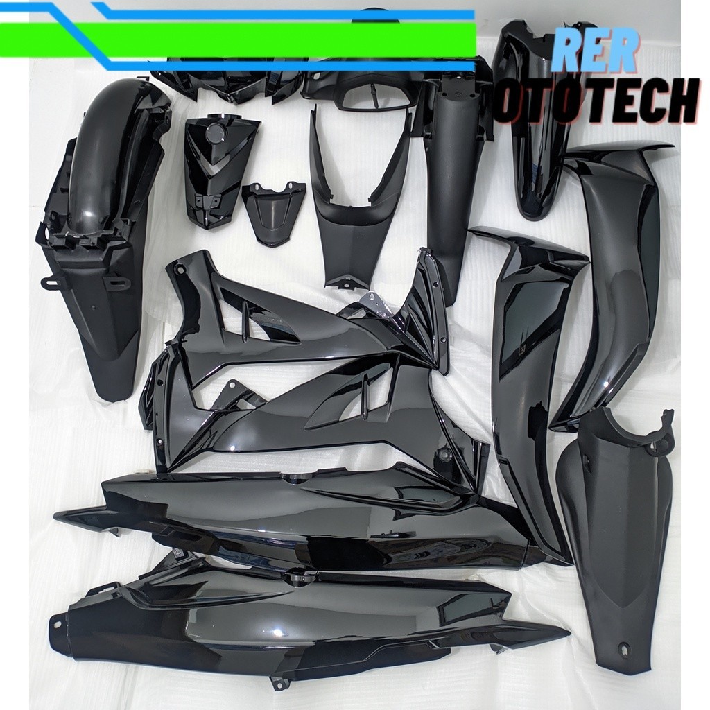 Full Body Vega R New 2006 2007 2008 2009 Hitam WIN | complete set bodi lengkap komplit kasar halus m